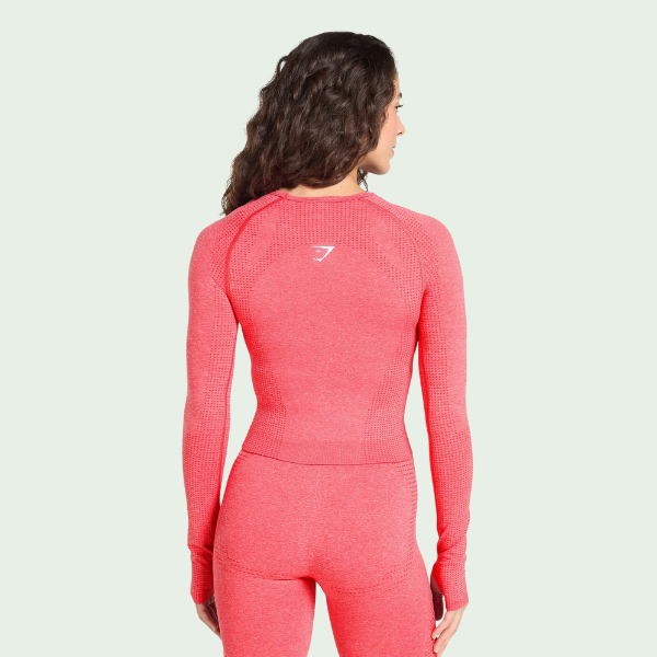 GymShark Vital Long Sleeve Cut Out Top
