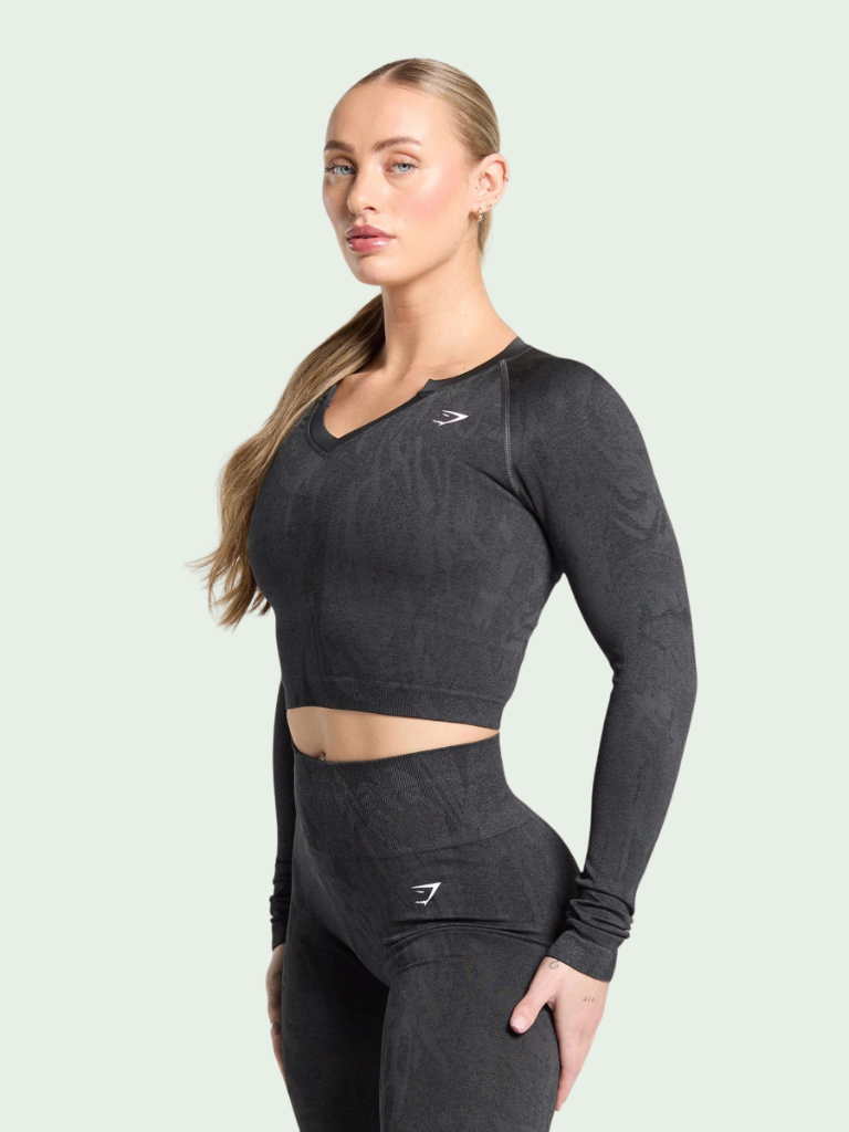 Gymshark Adapt Camo Seamless Long-Sleeve Top