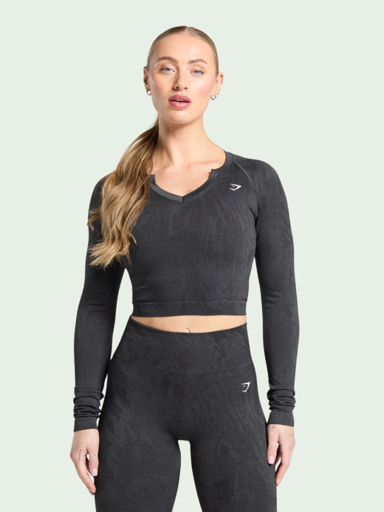 Gymshark Adapt Camo Seamless Long-Sleeve Top