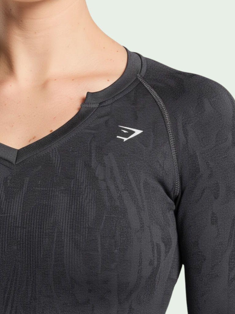 Gymshark Adapt Camo Seamless Long-Sleeve Top