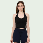 Women’s Halter Neck Yoga Bra Top Sleeveless Slimming Fitness Lightweight Comfortable Top