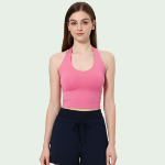 Women’s Halter Neck Yoga Bra Top Sleeveless Slimming Fitness Lightweight Comfortable Top