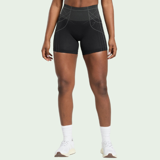 Seamless High-Waist Sculpting Shorts