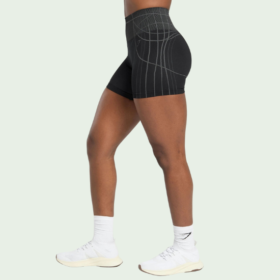 Seamless High-Waist Sculpting Shorts