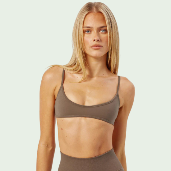 Bra Seamless V Neck Crop