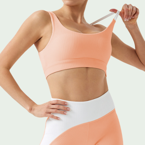 Eco-Friendly Regenerated Nylon Yoga Bra