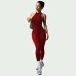 Bulk Halter-Neck Peach-Butt Yoga Jumpsuit