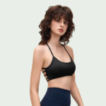Halter Cross-Back Yoga Sports Bra activewear