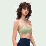 Halter Cross-Back Yoga Sports Bra activewear
