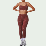 Women’s Hot  Polka Dot Yoga Suit