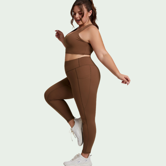 Women’s Naked Large Size Yoga Clothing Suit