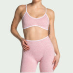 Seamless Leopard Print Yoga Bra 