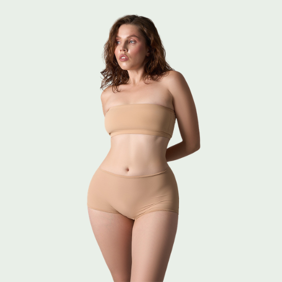Naked-Feel Strapless Underwear Set