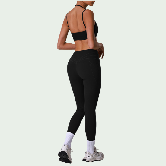 Women’s High-Elastic Naked-Feel Yoga Set