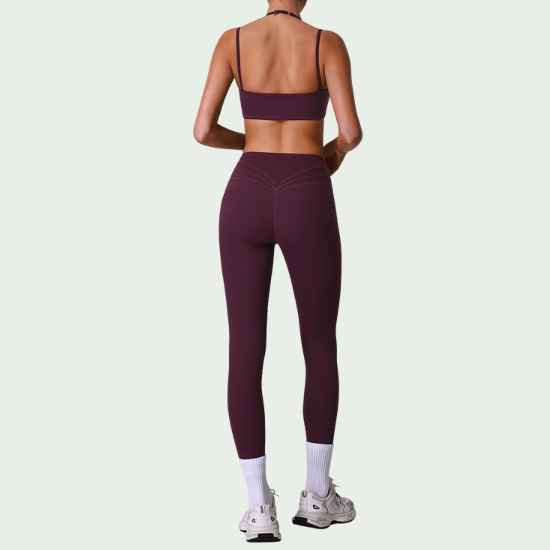 Women’s High-Elastic Naked-Feel Yoga Set
