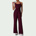Women’s Halter Neck Cutout Beauty Back Yoga Jumpsuit
