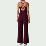 Women’s Halter Neck Cutout Beauty Back Yoga Jumpsuit