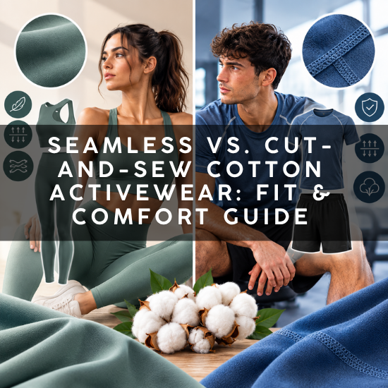 Seamless vs. Cut-and-Sew Cotton Activewear: Fit & Comfort Guide