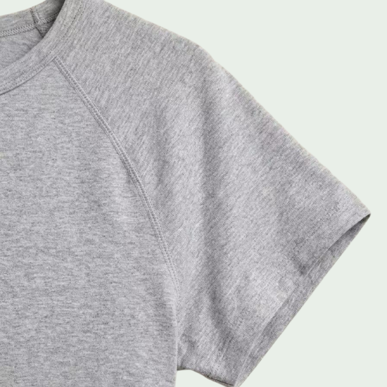 Cotton Cropped Activewear T-Shirt
